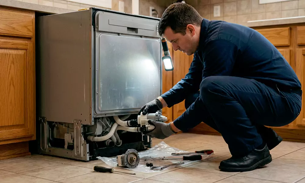 Dishwasher Pump Replacement in New Britain, CT