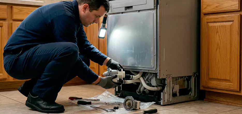 Dishwasher Drain Hose Repair in New Britain