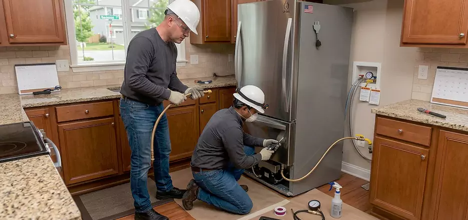 Propane Refrigerator Installation in New Britain